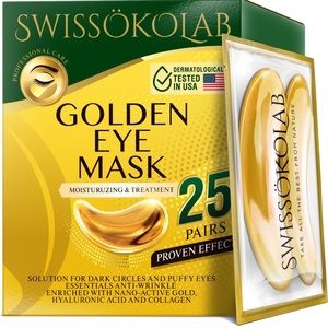SWISSÖKOLAB Under Eye Patches For Puffy Eyes 24k Gold Dark Circles